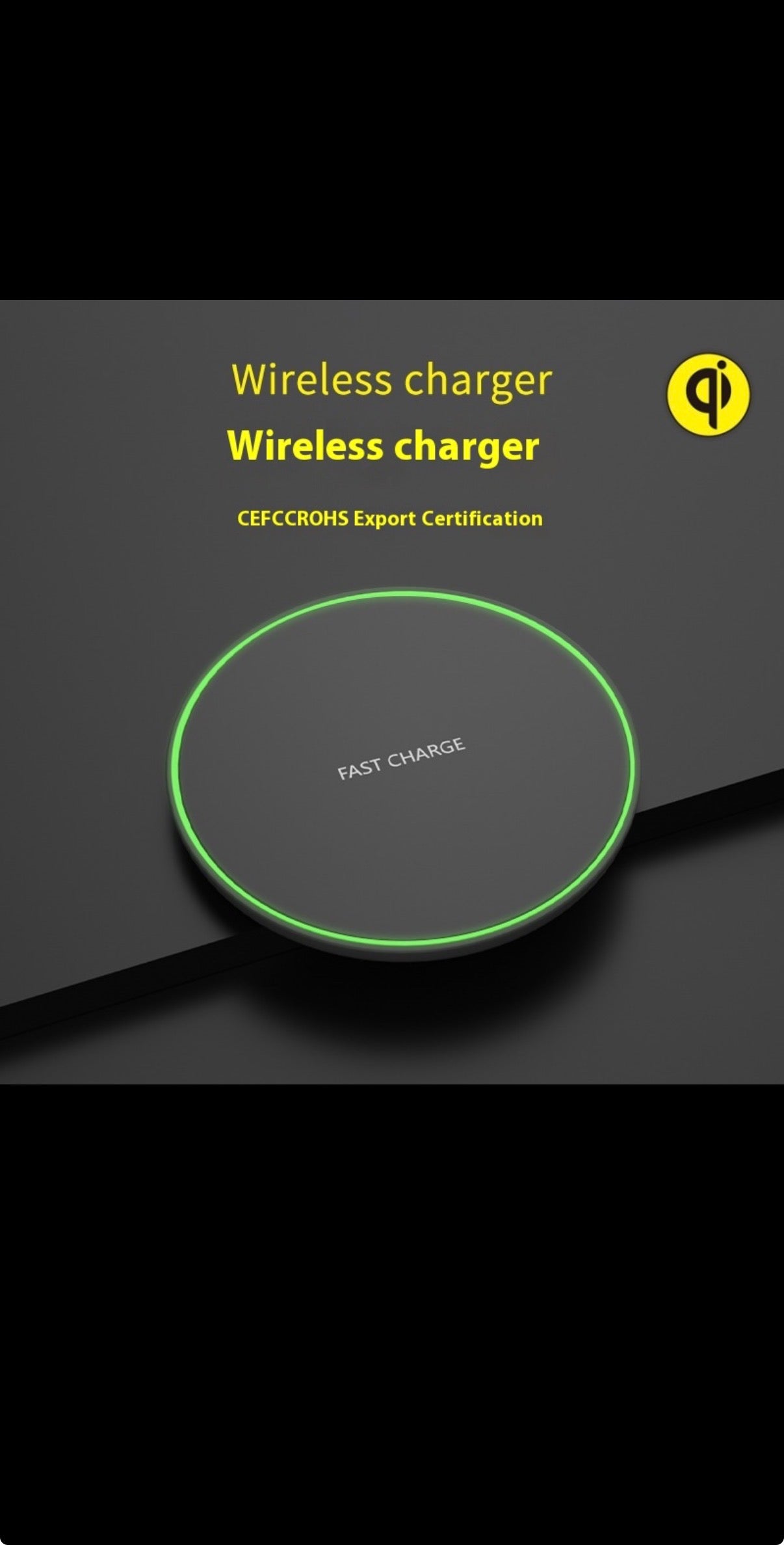 Desktop Phone Ultra-thin Round Wireless Charger